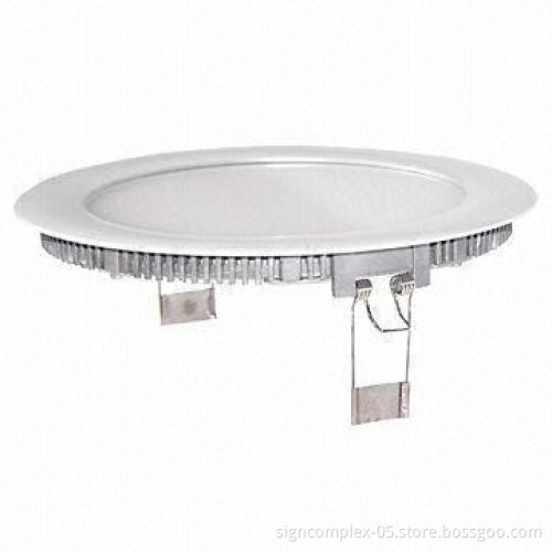 6 Inches Round LED Panel Light, 108 Pieces of SMD 3528 LEDs, 40,000 Hours Lifetime/IP43 IP Rating